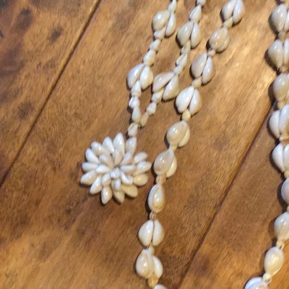 Jewelry - Vintage antique shell necklaces by the sea ocean water boho cowgirl Coachella